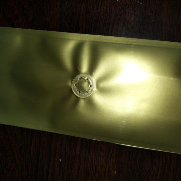Black Matt aluminum foil coffee bag with factory price and Valve