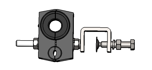Outdoor Stainless Steel Feeder Cable Clamp 2 Way