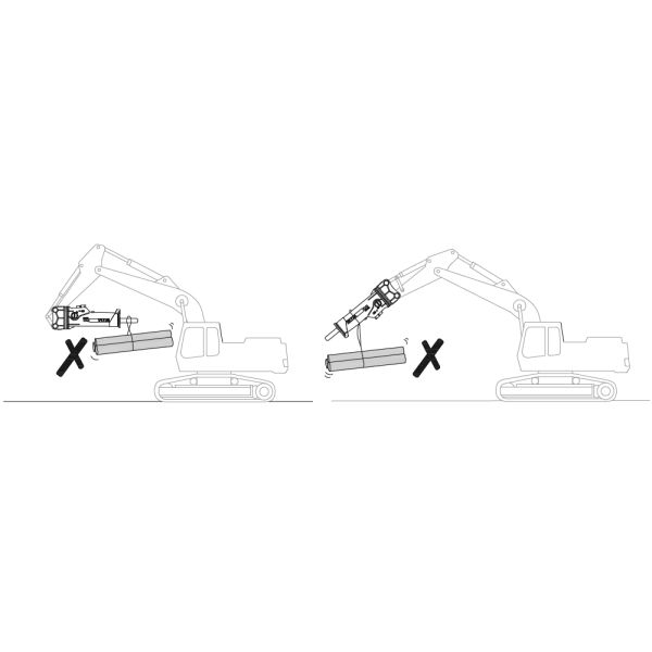 Подгонянный затяжелитель Backhoe выключателя утеса экскаватора коробки размера цвета гидравлический модельный