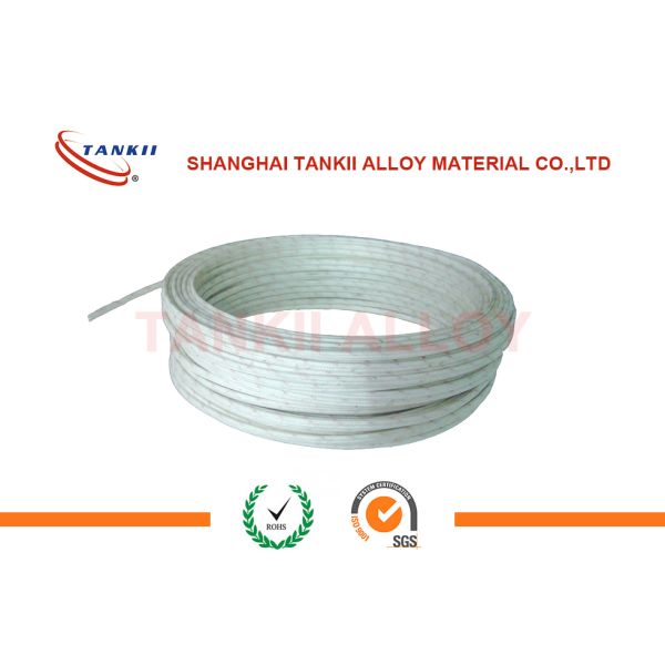 K Type Thermocouple Wire 0.711mm  with Silica Fiberglass Insulation  Green and White color