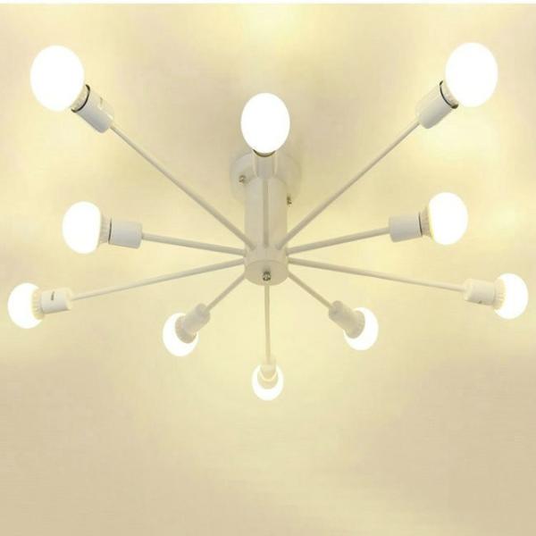 vintage ceiling lights 10 heads retro industrial lamparas techo restaurant loft modern