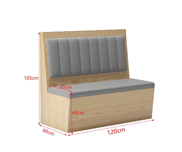 Cabine dinante faite sur commande de places assises de tapisserie d'ameublement de cabine commerciale industrielle pour la maison