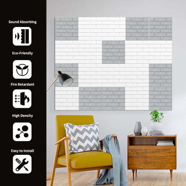 Environment-friendly PET panel Polyester Fiber Sound Absorption Wall Board