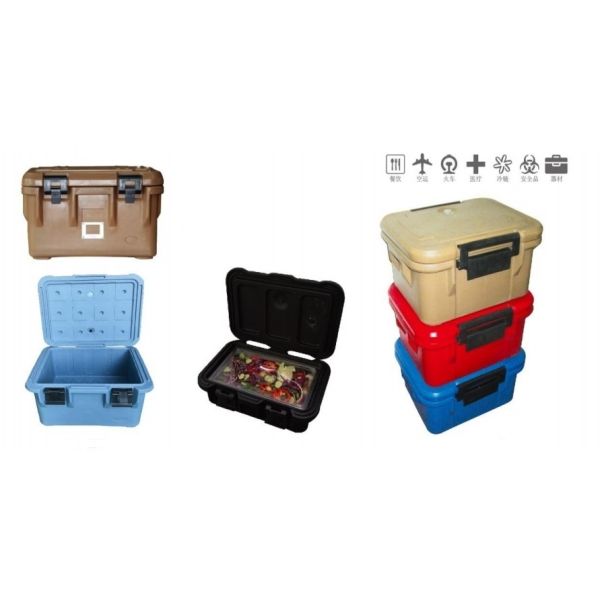 Bpa Free Cold Food Carrier 10 Hours 25L Food Transport Box Green