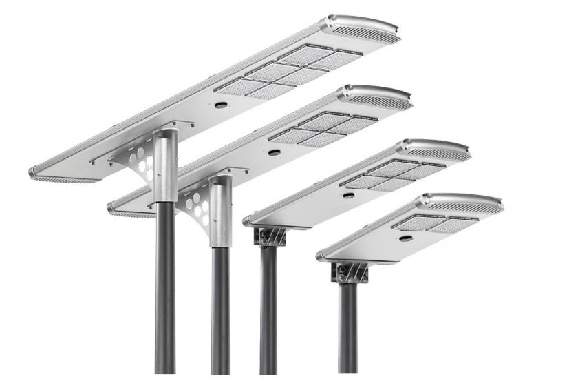 30W-120W Сплавленный алюминиевый солнечный свет для улиц 170LM / W высокая эффективность IP65 для дорог и улиц