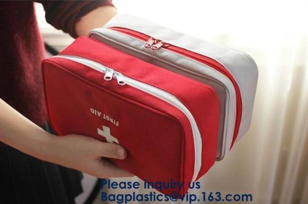 First Aid Bags, Kit Bag, Medical Storage Bag, Portable Pouch, Emergency Medicine, Handy Pills Pocket