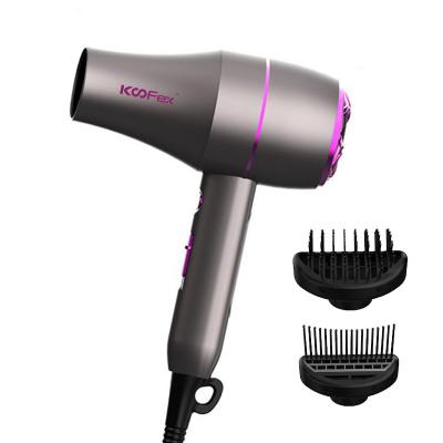 Impermeável antiestático negativo do secador de cabelo do poder superior dos íons de KooFex
