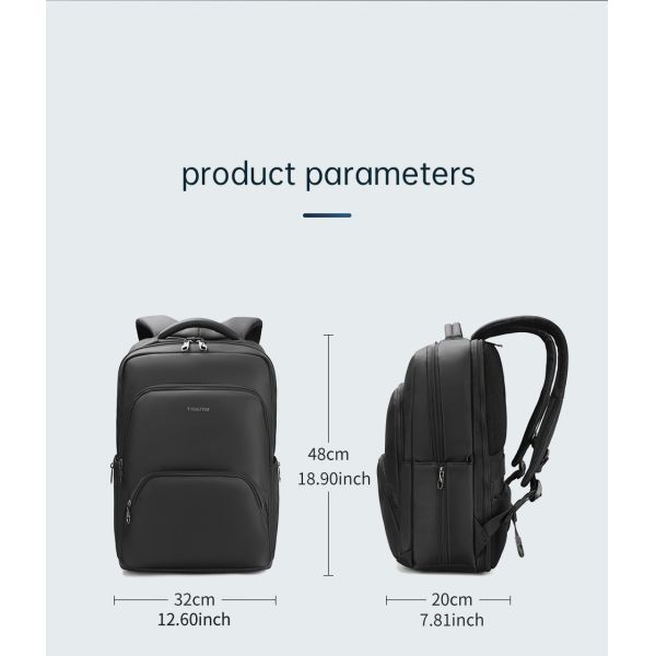 Tigernu High Quality Waterproof Leisure Student School 15.6inch Laptop Bag Backpack For Men
