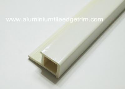 Square Edge White Tile Corner Trim , Floor Edge Trim Protective Profiles