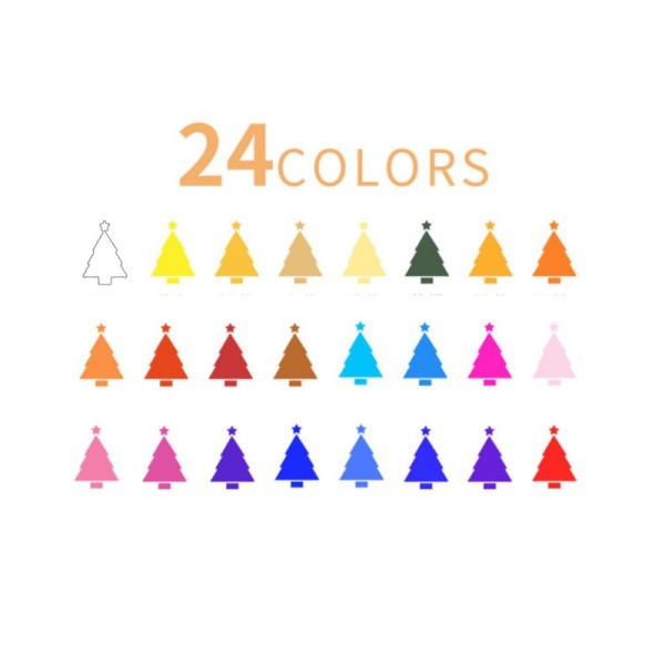 Best selling OEM superior quality kids art 24 colors water-based solid transparent watercolor paint set with brush pen