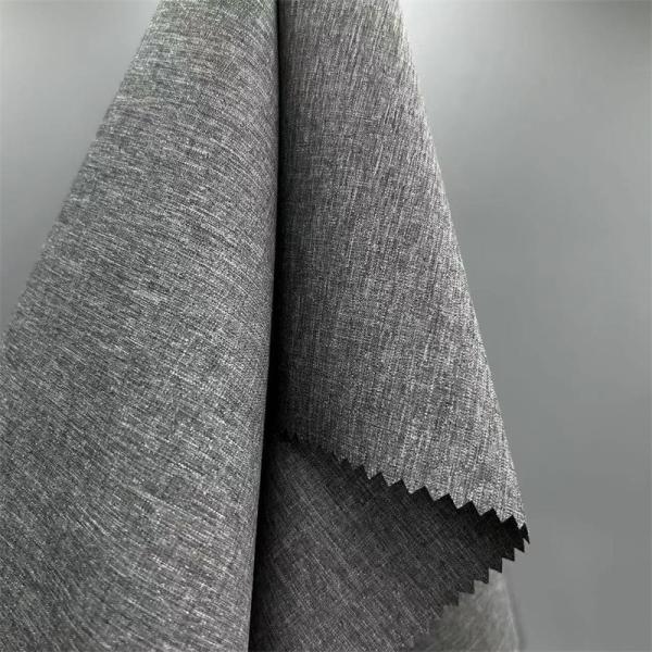 75D Checkered 4 Way Stretch Polyester Fabric Recycled Wrinkle Resistant 170GSM