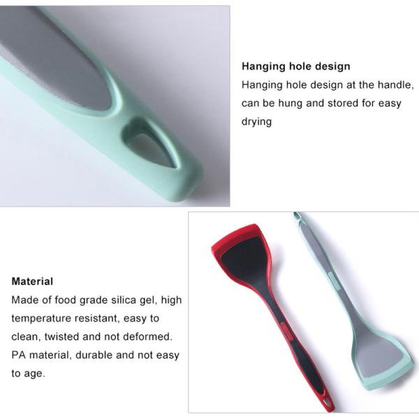Dishwasher Safe Heat Resistant Silicone Spatula Turner