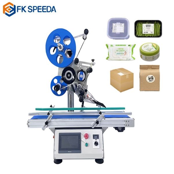 0.2mm FK611 Автоматический малый рабочий стол Mylar Bag Carton Pouch Round Can PET Пластиковый флакон Бутылка Jar Плотное верхнее маркировочное устройство