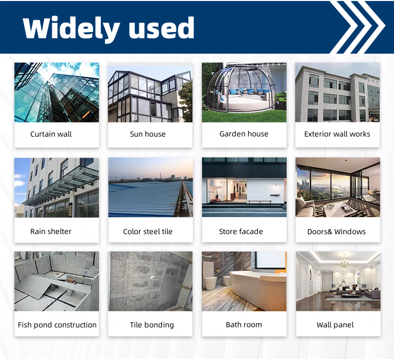 Excellent Water Resistance Acid Silicone Sealant Sealing Solution in Guangdong Province