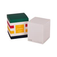 Tamanho feito sob encomenda do retângulo 15x15x5cm de Logo Cardboard Candle Packaging Box