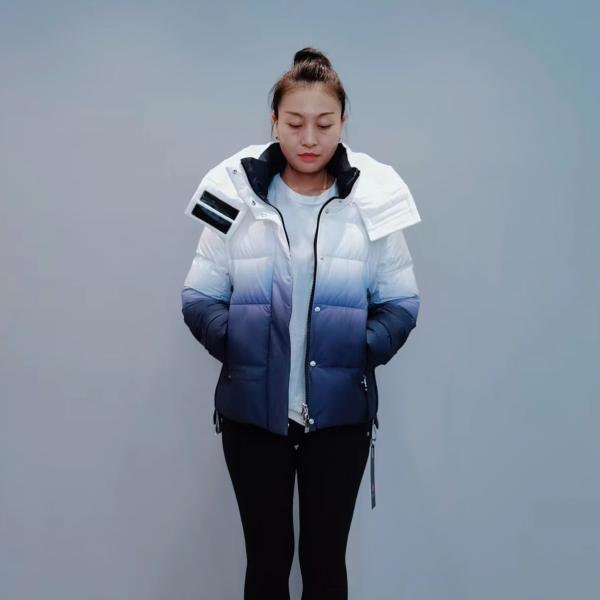 FODARLLOY F21377 Ladies Warm Hooded Cotton-padded Clothes Women Slim Long Winter Jackets Women Coats