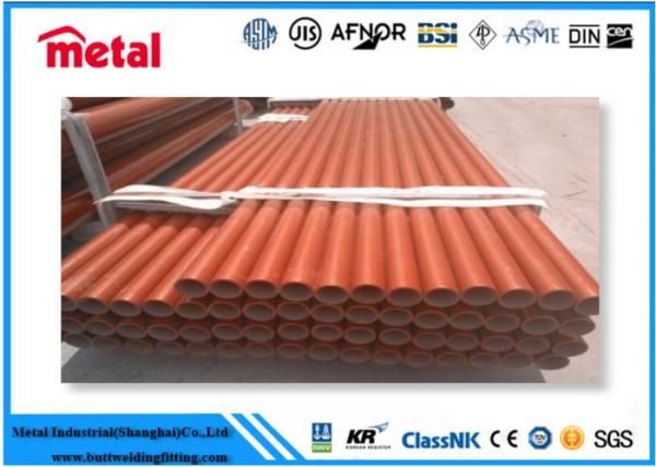 1 / 2 - 8 tubulação de aço revestida Q195-Q345 ST35-ST52 do pó de SCH 40
