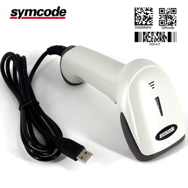 Stable Durable Wired 2D Portable Barcode Scanner Handheld High Speed
