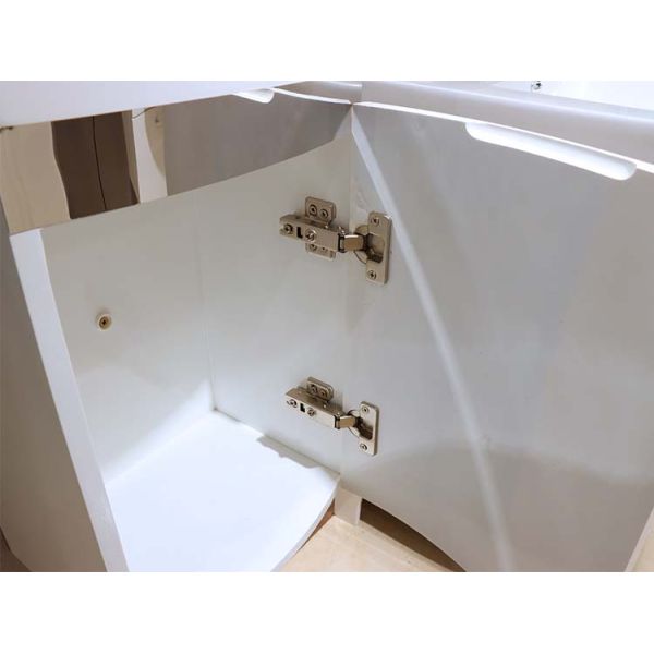 70*48*54cm PVC Bathroom Cabinets With Side Cabinet And Mirror