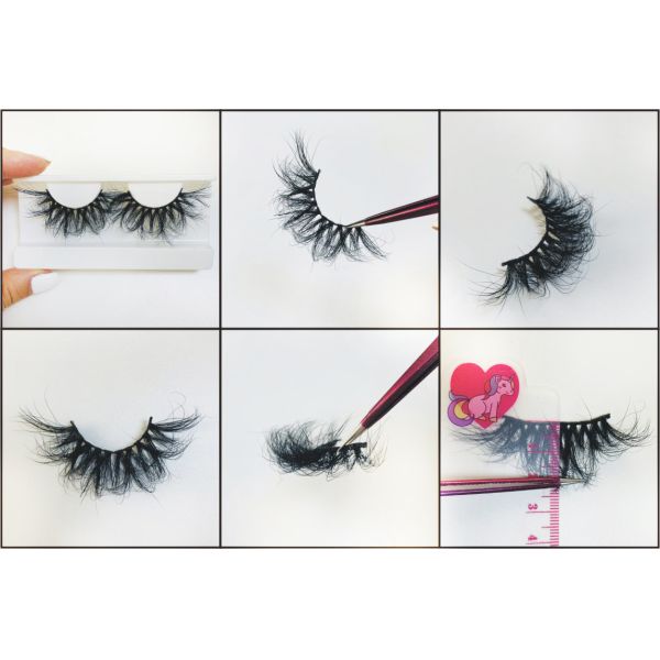 Own Brand 5D 25mm Real Mink Eyelashes Lashes 6D False Eyelashes