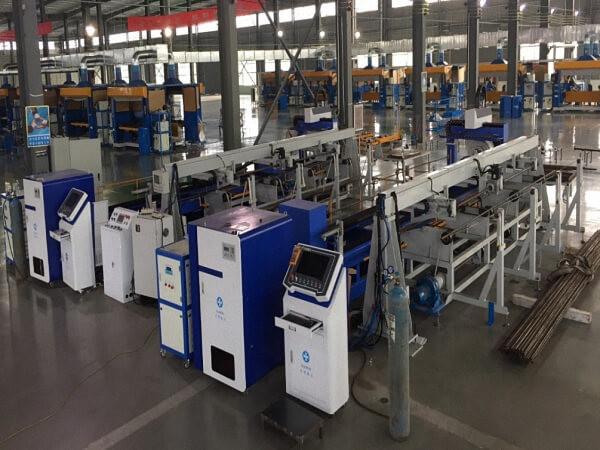 Guardrail Automatic Robot Production Line with Weight Customized Speed 5~50mm/s