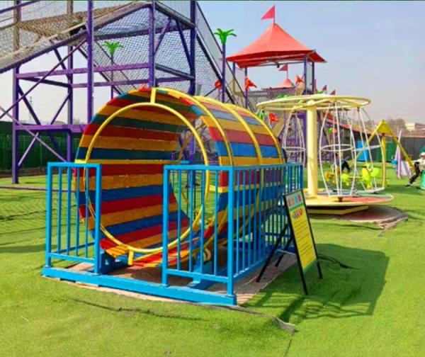 Unpowered Wooden Roller Playhouse for Children 2-15 Years