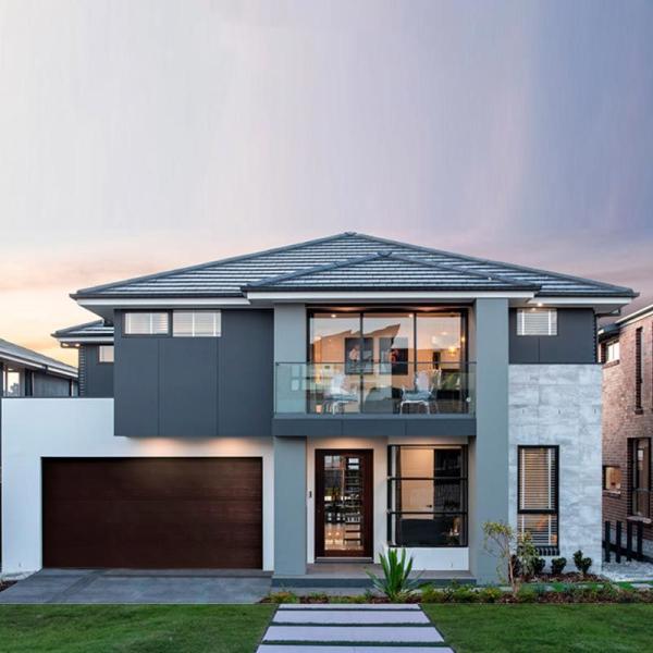 2 maisons préfabriquées de luxe de cadre en acier d'étage avec la norme australienne et la qualité européenne
