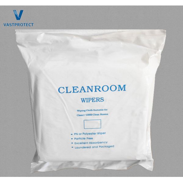100% Polyester Microfiber Cleanroom Wipers for Screen Cleaning Customized Request