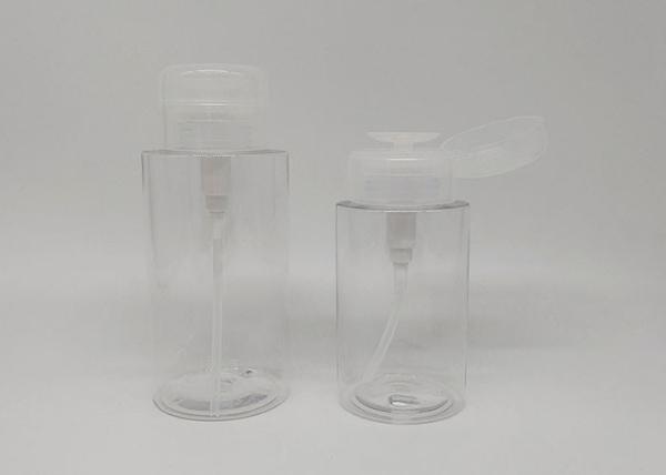 Makeup Cleaner Remover Nail Oil Plastic Cosmetic Bottles 300ml With Press Pumping Dispenser