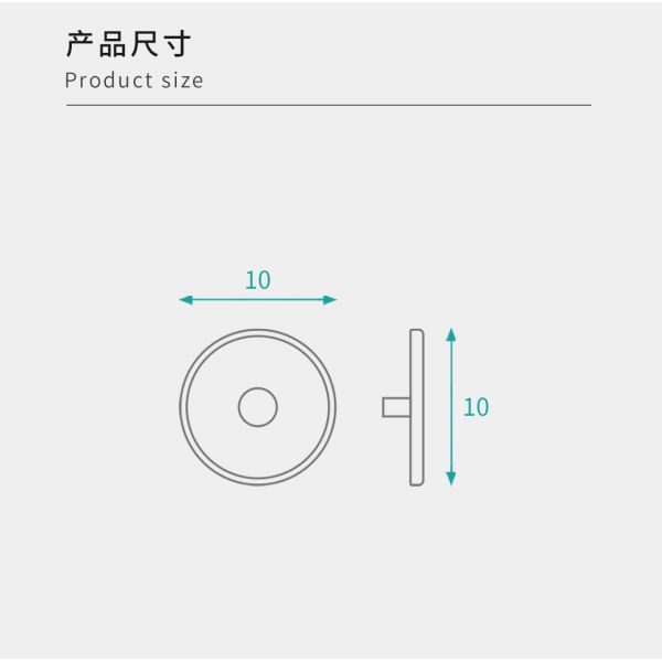 Пластмассовый диаметр 10 мм винтовые крышки универсальные фитинги для плоской мебели