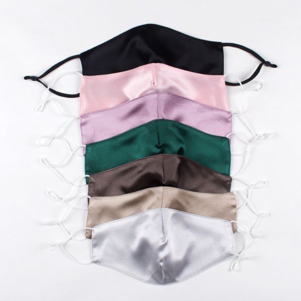 High End 100% Pure Mulberry Silk Face Mask washable breathing mouth Mask