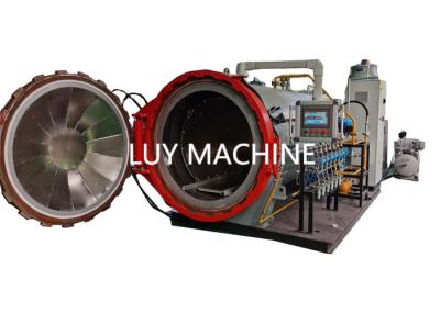 Esterilização do equipamento da autoclave da grande escala 4.5m na fibra do carbor que processa o controle do PLC