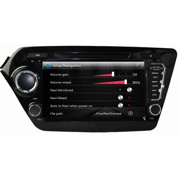 Ouchuangbo Car GPS Sat Nav DVD Stereo for Kia K2 /RIO 2011-2012 iPod USB Video Player OCB-8044A