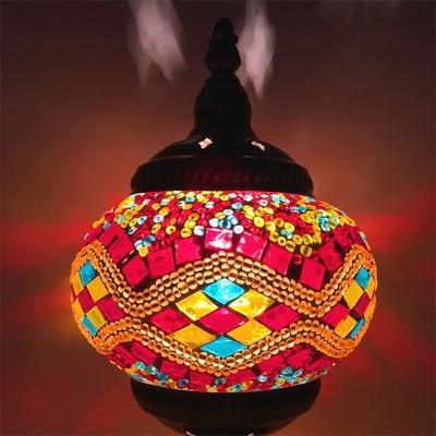 Mediterranean style Art Deco handmade Turkish Mosaic Pendant Lamp(WH-DC-18)