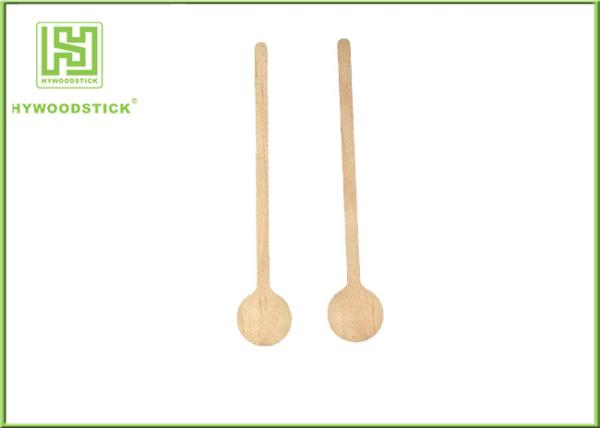 Bulk Placking Wooden Cocktail Sticks , Round Head Custom Swizzle Sticks For Drinks