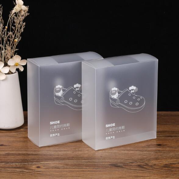 Printed Eco Friendly Plastic Packaging PVC PET PP Semi Transparent Box