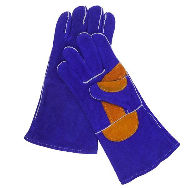 High Temperature Abrasion Resistant Gloves , Full Protection Safety Leather Working Gloves