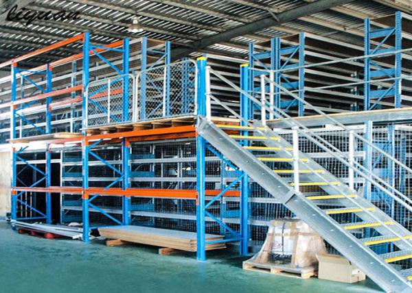 Q235 Steel Industrial Mezzanine Floor Robot Welding Cold Rolled High Efficiency