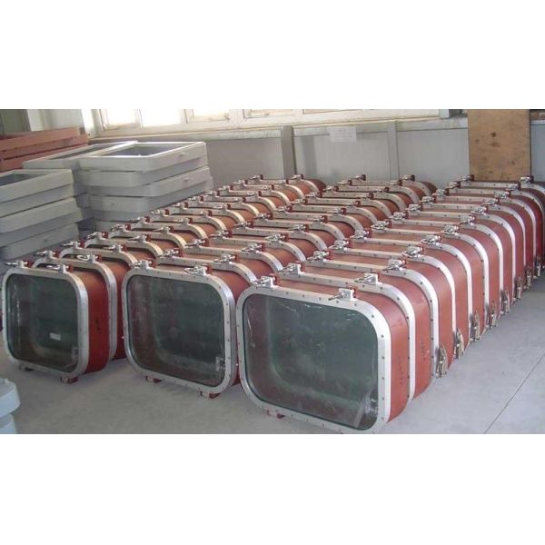 Standard Size Sealed Stainless Steel Marine Window and Marine Fittings for Ship Cabins