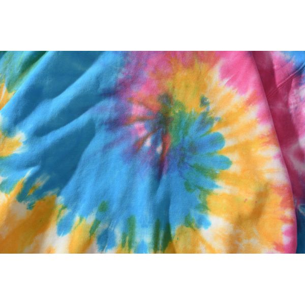 Breathable Cotton Tie Dye Zip Mens Oversized Pullover Hoodie