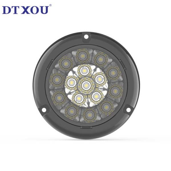16pcs LED Chips Waterproof Sealing Light for Universal 4 Inch Round Trailer Tail Lights