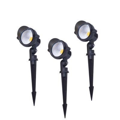 O jardim da espiga 5w RGB ilumina-se para a paisagem, luzes IP65 do ponto do jardim do diodo emissor de luz impermeáveis