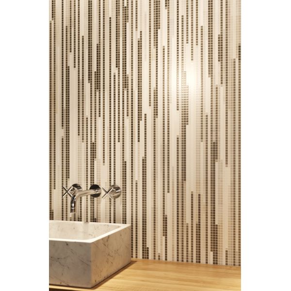 Black And White Mosaic Custom Granite Slab Background Leopard Print For Hotel