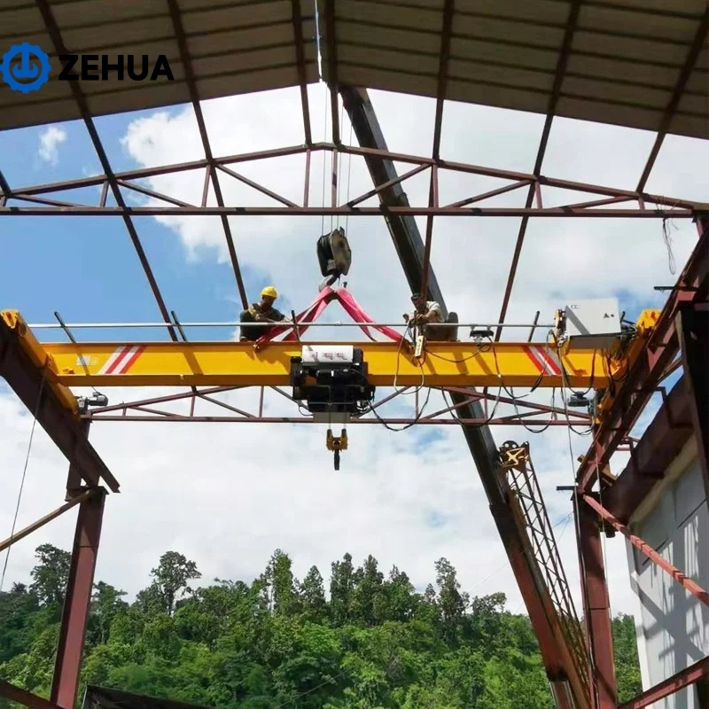 Zehua Crane m3 Single 5 Ton 10 Ton Single Girder Overhead Crane European Type Model With Remote Pendent Cabin Control Single Bea