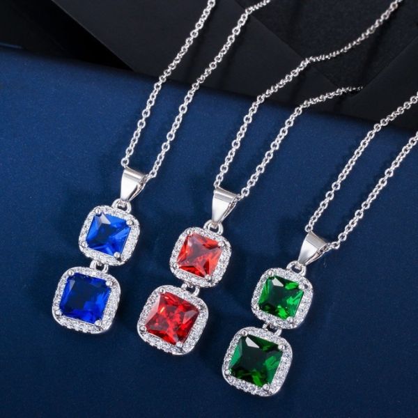 Jewelry Set for Wedding Party Crystal CZ Zircon Ring Earrings Bracelets Necklace Jewelry Set