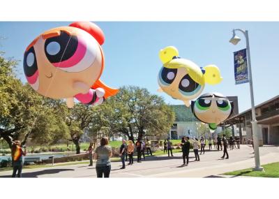 Parade Use Advertising Props / Customized Flying Ball Light Nylon Fabric Material