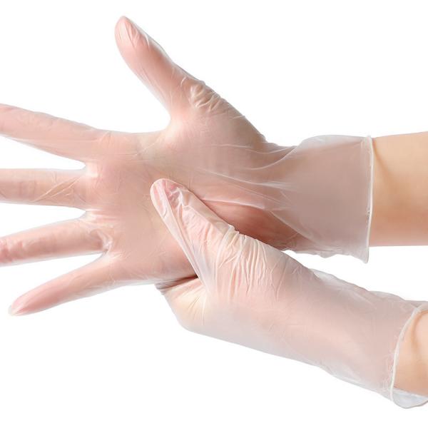 ISO Clear White Disposable Vinyl Examination Gloves