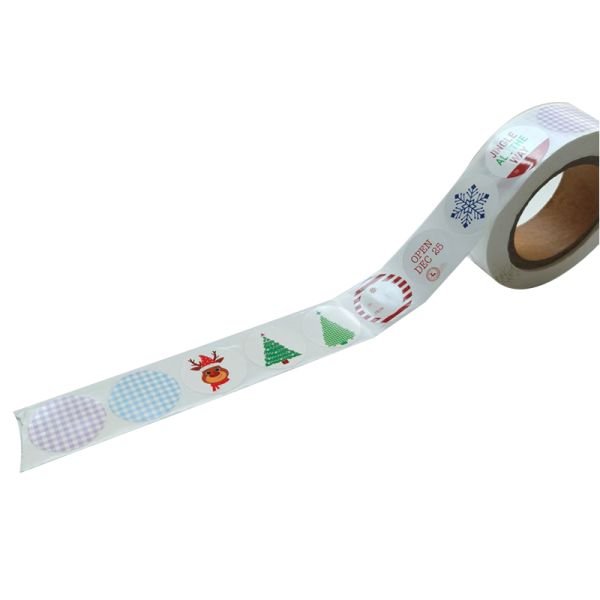Customized Durable Smudge-Proof Christmas Gift Labels for Cookie Treat Bags
