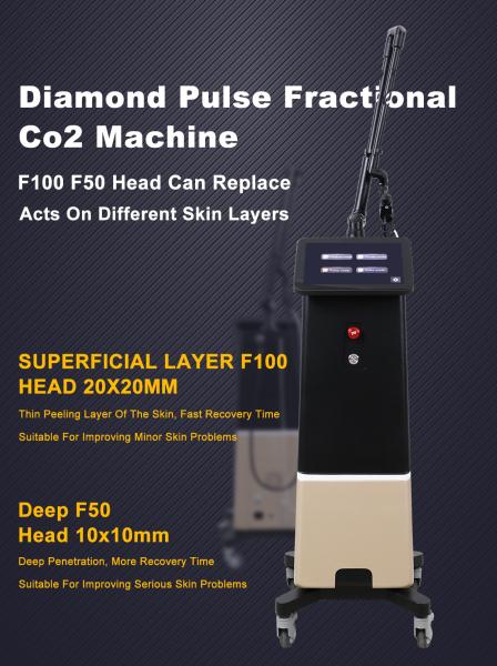 ZGV13-04 Latest Rf Tube Co2 Laser Skin Care Machine 30w Power Remove Acne Marks Remove Freckles And Scars Smooth Device
