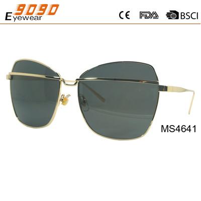 2017 new fashion sunglasses with metal frame,suitable for men and women
